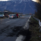 Bilder der Unfallstelle auf der A8