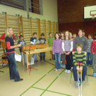 Volksschüler an der "Walser Mittelschule" in Riezlern