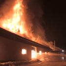 Nächtlicher Großbrand bei Holzmarkt in Liezen 