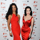 Lady in Red: Camila Alves auf der New York Fasion
