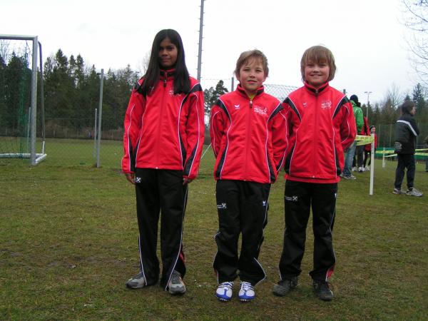  v.l.n.r. Erfolgreiche U12 Klasse: Hema Ropele, Landesmeister Leon Pauger, Philipp Scambor