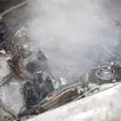 Fahrzeugbrand auf A14 II
