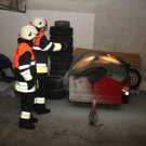 Bregenz Achsiedlung: Brand in Tiefgarage