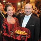 Mozartkugeln als Damenspende am Opernabll
