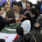 Minister Trauerfeier in Pakistan