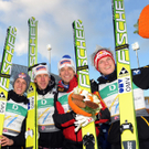 Österreichs Springer holen Team-Titel auf der Großschanze