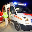 Rettungsaktion nach Sturz in Baugrube
