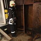 Brand in leerstehendem Haus in Lauterach 