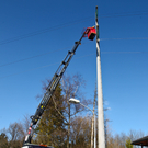 Bilder der Abbauarbeiten