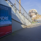 Spektakuläre Aufbauten auf der Seebühne für das neue Bühnenbild der Bregenzer Festspiele