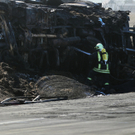 Rostock: Massencrash im Sandsturm - Bergungsarbeiten