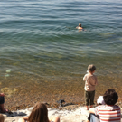 Erste Badefreuden im Bodensee