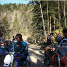 Motocross-Training an der Bregenzerach