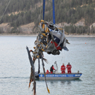 Bergung von Hubschrauberwrack aus Achensee abgeschlossen