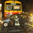 Tschagguns: Pkw gegen Montafonerbahn