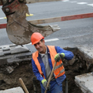 Bilder: Rohrbruch in Lehen