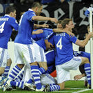 Champions League Viertelfinale 2011 Rückspiel: Schalke besiegt Inter zuhause 2:1 