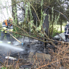 Brand in Bienenstock in Höchst