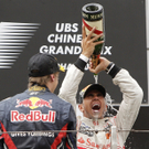 Hamilton siegte in China vor Weltmeister Vettel und Webber
