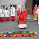 Palmbuschenbinden und Palmsonntagprozession