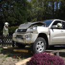 Bgld: Spektakulärer Unfall in Forchtenau