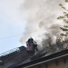 Das Haus in Vollbrand