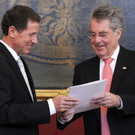 Angelobung in der Wiener Hofburg