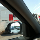 Kolission zwischen Pkw und Motorrad