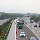 Bauarbeiten auf A10: Stau