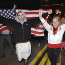 Freudenfeiern in den USA