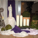 Adventaltarschmuck in der Franziskanerkirche