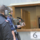 Polizeigrundausbildung: Parcoursschießen