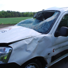 Unfall: PKW fliegt von A2 bei Breitenau
