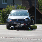 Lustenau: Mopedlenkerin bei Unfall schwer verletzt