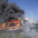 LKW-Vollbrand auf A1 Westautobahn