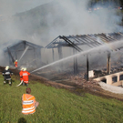 Bilder vom Brand in Dienten
