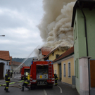 Seebenstein: Wohnhaus steht in Vollbrand