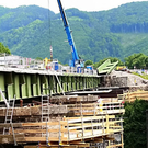 Bilder vom Brückenbau