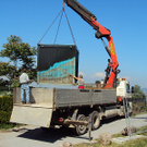 Abtransport illegale Container Copa Cagrana 2011