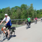 Radausfahrt neue Radbrücke - Schleienloch Rundweg