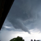 Tornado-ähnliche Wolke in Höchst
