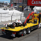 Horror-Crash von Perez in Monaco