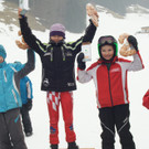 Skispringen Siegererhrung Schoppernau Sonja Siegerin .jpg