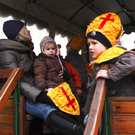 Nikolausbesuch am Salzburger Christkindlmarkt
