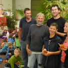 Erstklässler in der Stadtgärtnerei