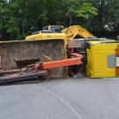 Unfall bei Gloggnitz mit 30 Tonnen Ladung 14. Juni 2011