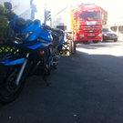 Lustenau: Motorrad kollidiert mit Lkw