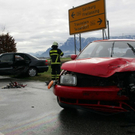 Bilder der beschädigten Pkw