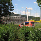 Unfall im Penzinger Bad Rettungshubschrauber 21. Juni 2011