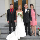 Standesamtliche Hochzeit von Eva-Maria Simon und Andreas Mathies.